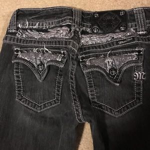 LAST CALL MissMe black denim  jeans size 27